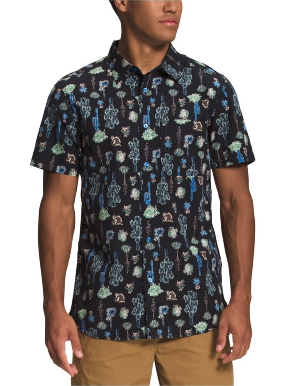 The Northface Men’s Short-Sleeve Baytrail Pattern Shirt